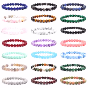 Natural Stone Beads Bracelet For Women Men Amethysts