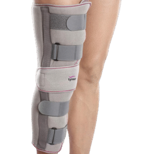 Specification: Title: Tynor Knee Immobilizer 19 inches Brand: Tynor Material Fabric Colour Grey Country of Origin India Size S/M/L/XL Specific Use Knee Dimensions ‎56.5 x 23 x 5.5 Centimeters Closure Type ‎Hook, Loop